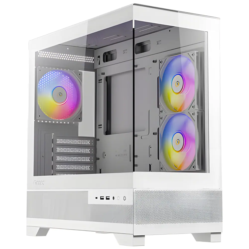 Antec CX500M ARGB White Case Mini Tower No-Power mATX/Mini-ITX