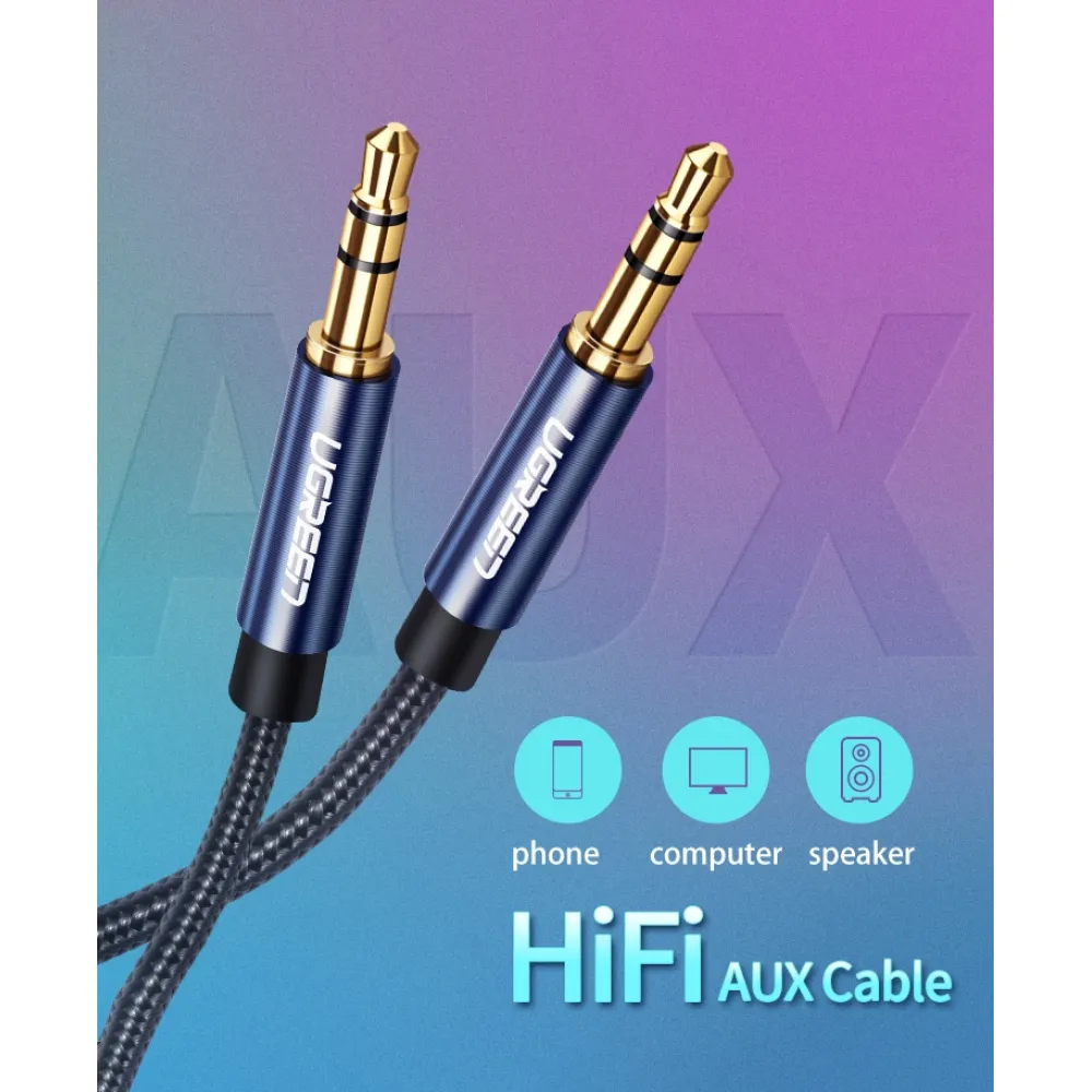 Ugreen 10688 cavo audio 3 m 3.5mm Blu