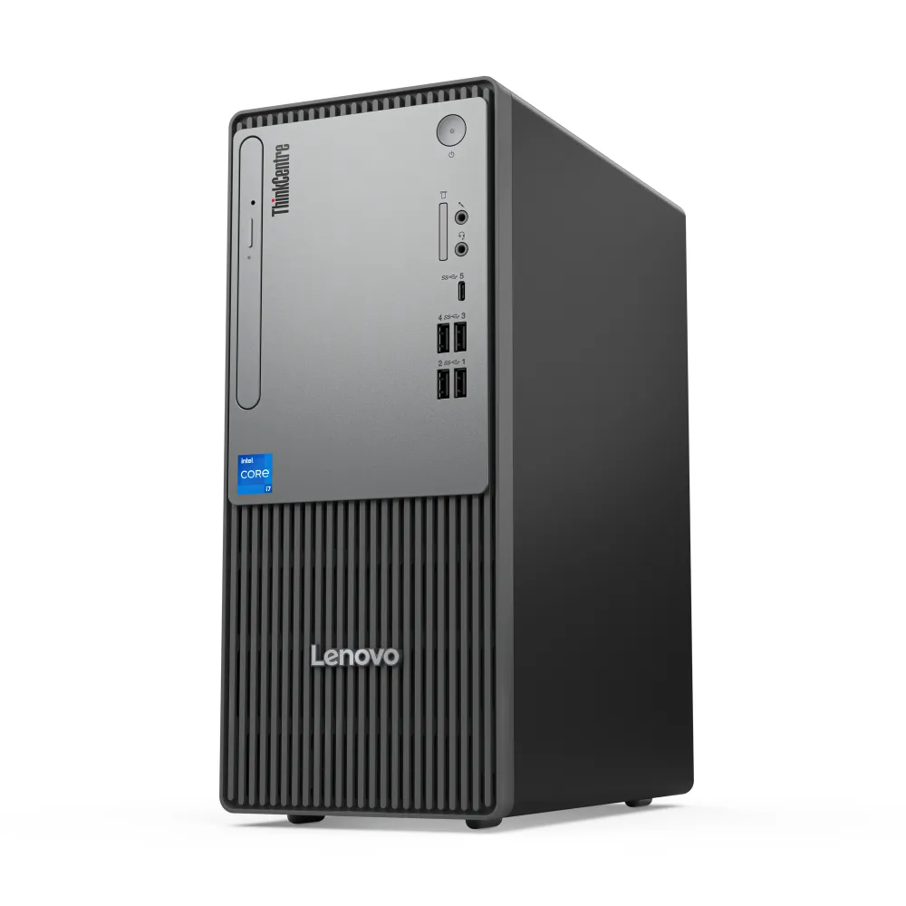 Lenovo ThinkCentre neo 50t Gen 5 Intel® Core™ i5 i5-14400 16 GB DDR5-SDRAM 512 GB SSD Windows 11 Pro Tower PC Nero