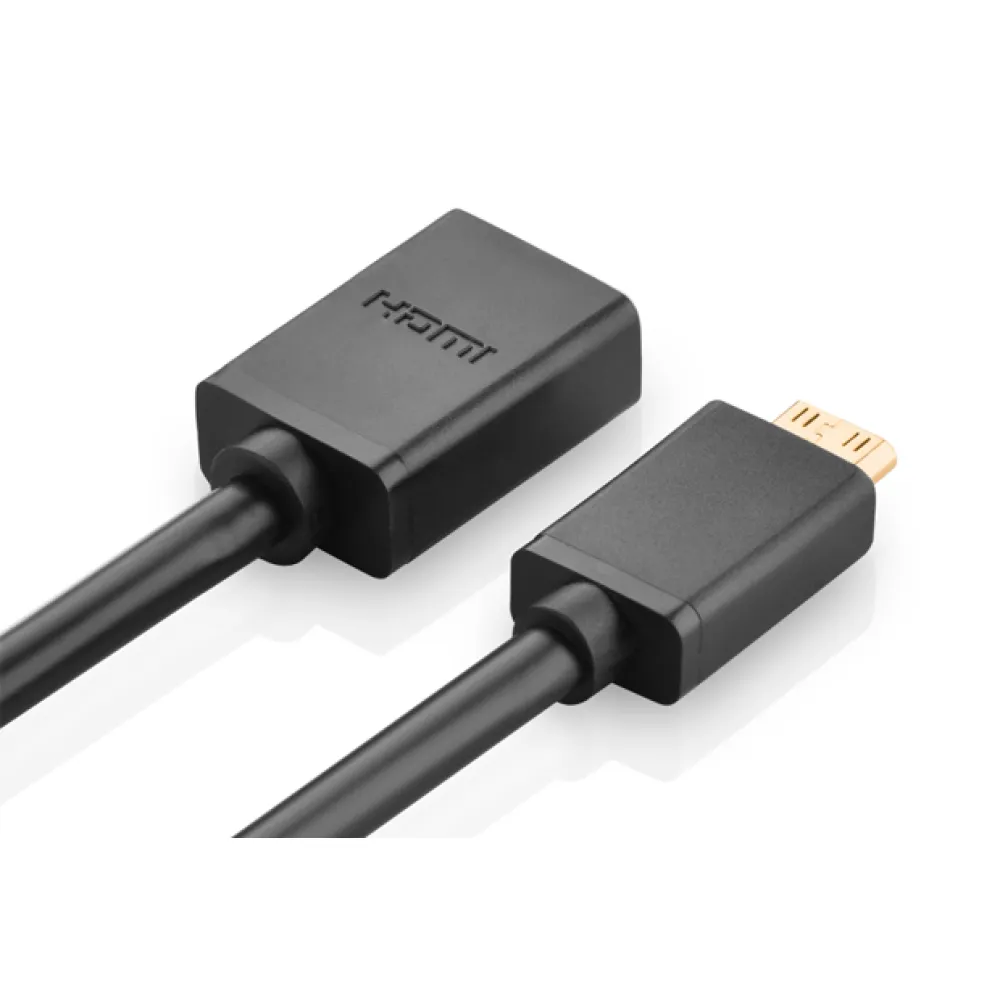 Ugreen 20137 cavo HDMI Mini-HDMI Nero, Oro