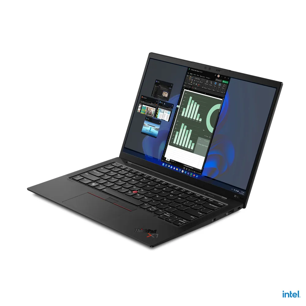 Lenovo ThinkPad X1 Carbon Gen 10 (14" Intel) Intel® Core™ i5-1235U Notebook 35,6 cm (14") WUXGA 16 GB LPDDR5-SDRAM 512 GB SSD Wi-Fi 6E (802.11ax) Windows 11 Pro Nero