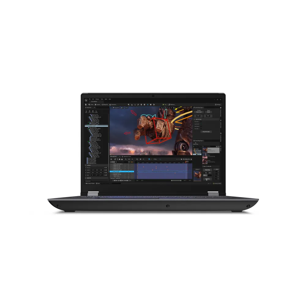 Lenovo ThinkPad P16 Intel® Core™ i7-14700HX Workstation mobile 40,6 cm (16") WQXGA 32 GB DDR5-SDRAM 1 TB SSD NVIDIA RTX 3500 Ada Wi-Fi 6E (802.11ax) Windows 11 Pro Grigio, Nero