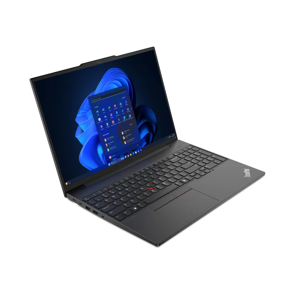 Lenovo ThinkPad E16 Intel Core Ultra 7 155H Notebook 40,6 cm (16") WUXGA 16 GB DDR5-SDRAM 512 GB SSD Wi-Fi 6E (802.11ax) Windows 11 Pro Nero