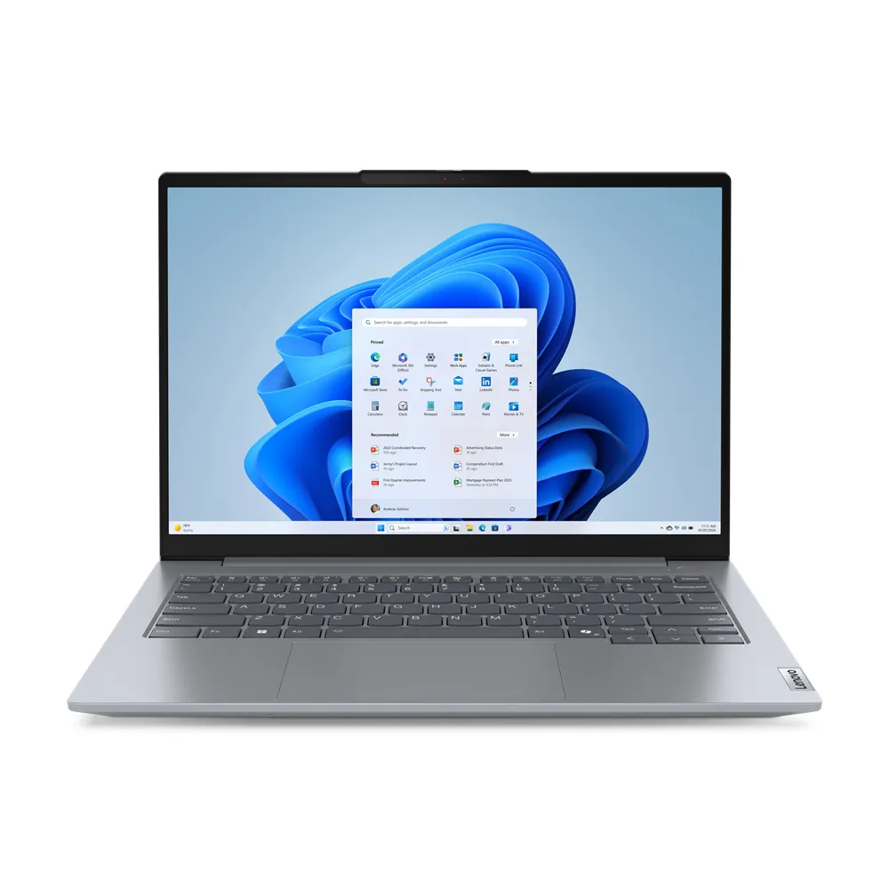 Lenovo ThinkBook 14 Intel Core Ultra 5 125U Notebook 35,6 cm (14") WUXGA 16 GB DDR5-SDRAM 512 GB SSD Wi-Fi 6E (802.11ax) Windows 11 Pro Grigio