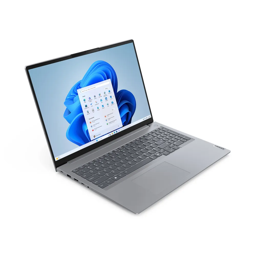 Lenovo ThinkBook 16 Intel Core Ultra 7 155H Notebook 40,6 cm (16") WUXGA 16 GB LPDDR5-SDRAM 512 GB SSD Wi-Fi 6E (802.11ax) Windows 11 Pro Grigio