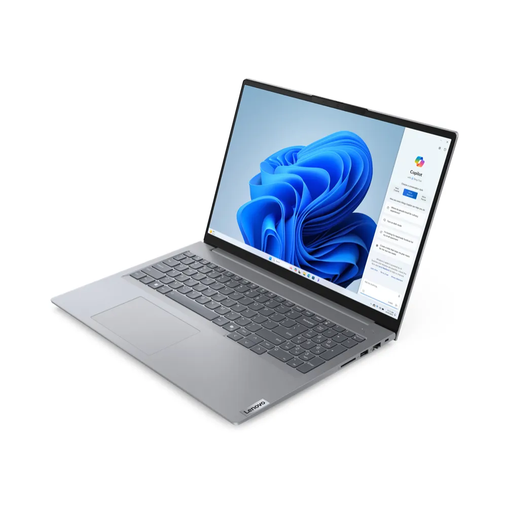 Lenovo ThinkBook 16 Intel Core Ultra 7 155H Notebook 40,6 cm (16") WUXGA 16 GB LPDDR5-SDRAM 512 GB SSD Wi-Fi 6E (802.11ax) Windows 11 Pro Grigio
