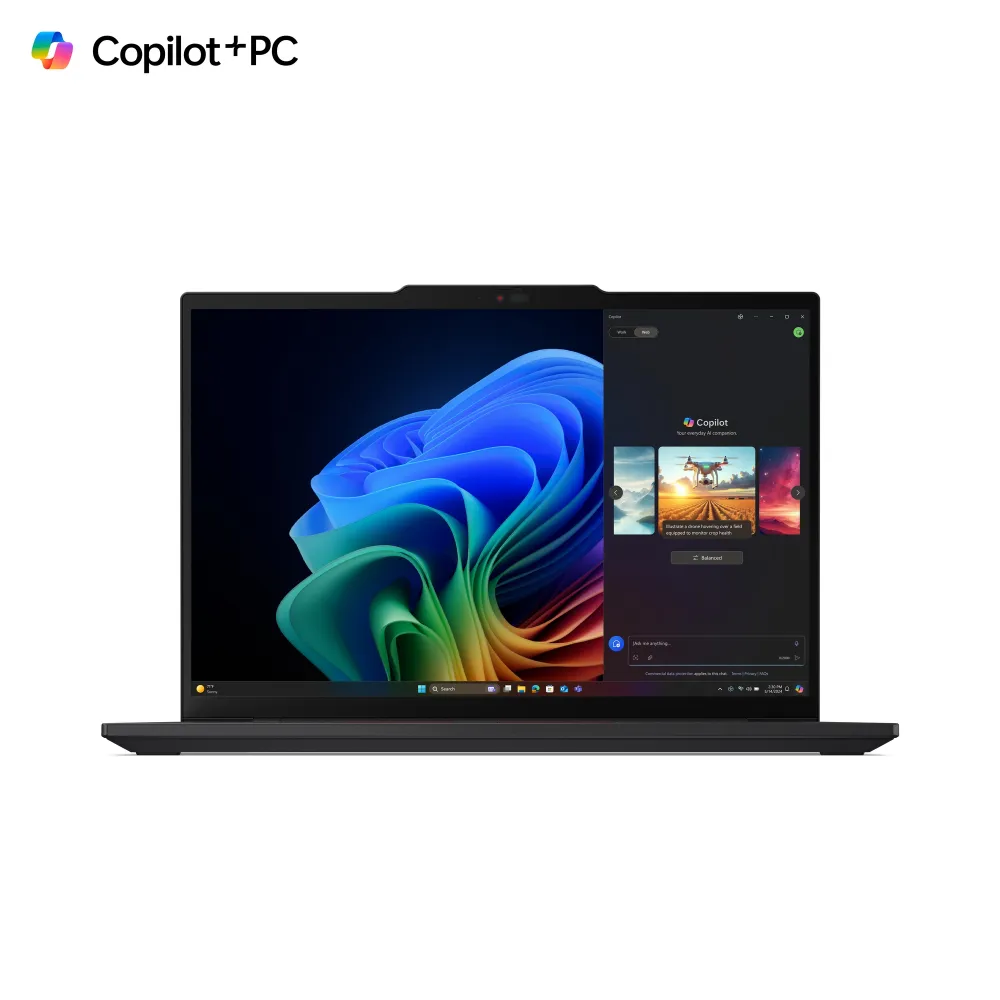 Lenovo ThinkPad T14s Qualcomm Snapdragon X1E-78-100 Notebook 35,6 cm (14") WUXGA 32 GB LPDDR5x-SDRAM 1 TB SSD Wi-Fi 7 (802.11be) Windows 11 Pro Nero