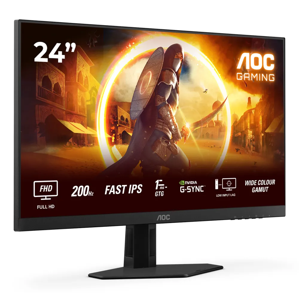 AOC Gaming 24G4HRE 23.8" FHD 200Hz Fast IPS 1ms Pivot