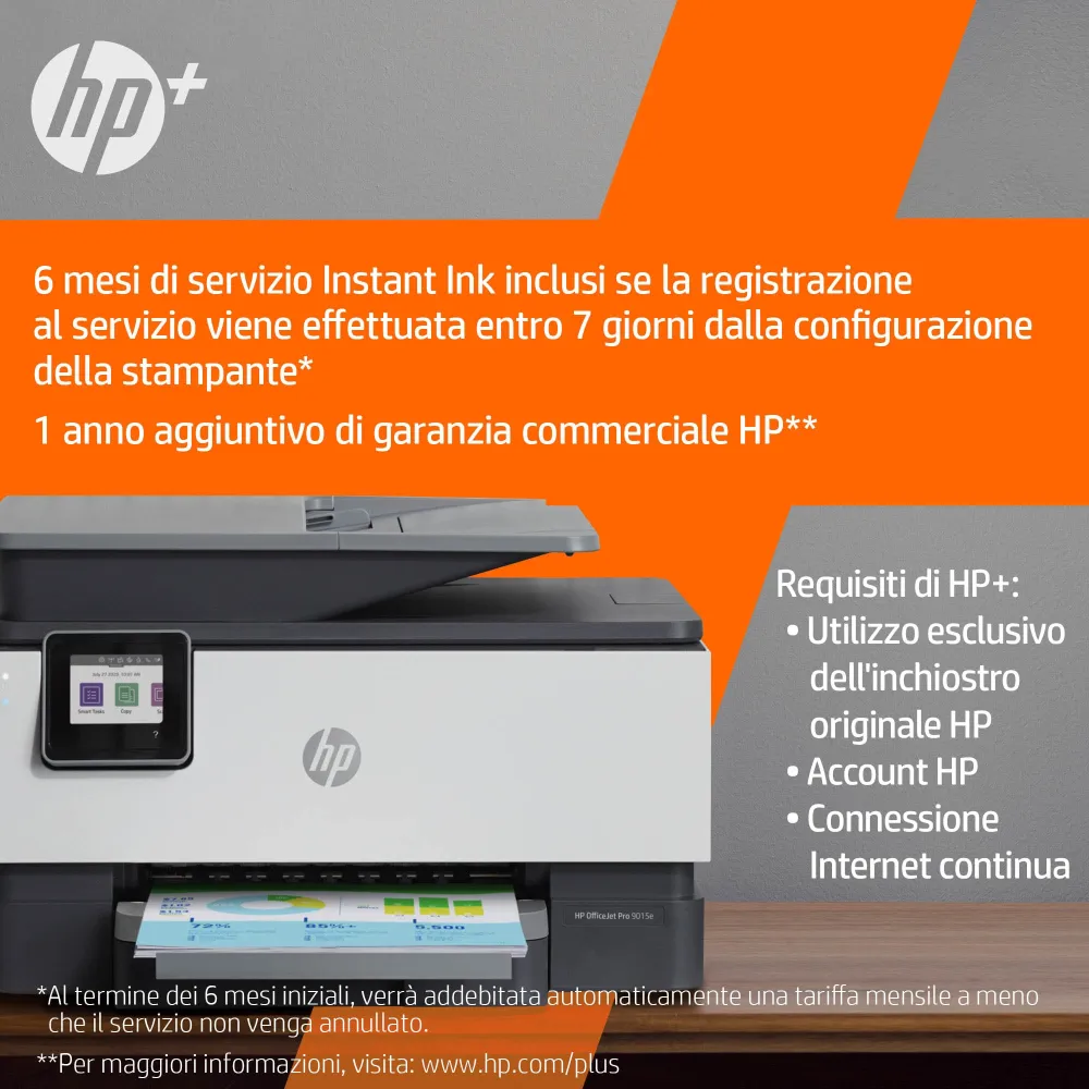 HP OfficeJet Pro Stampante multifunzione 9010e