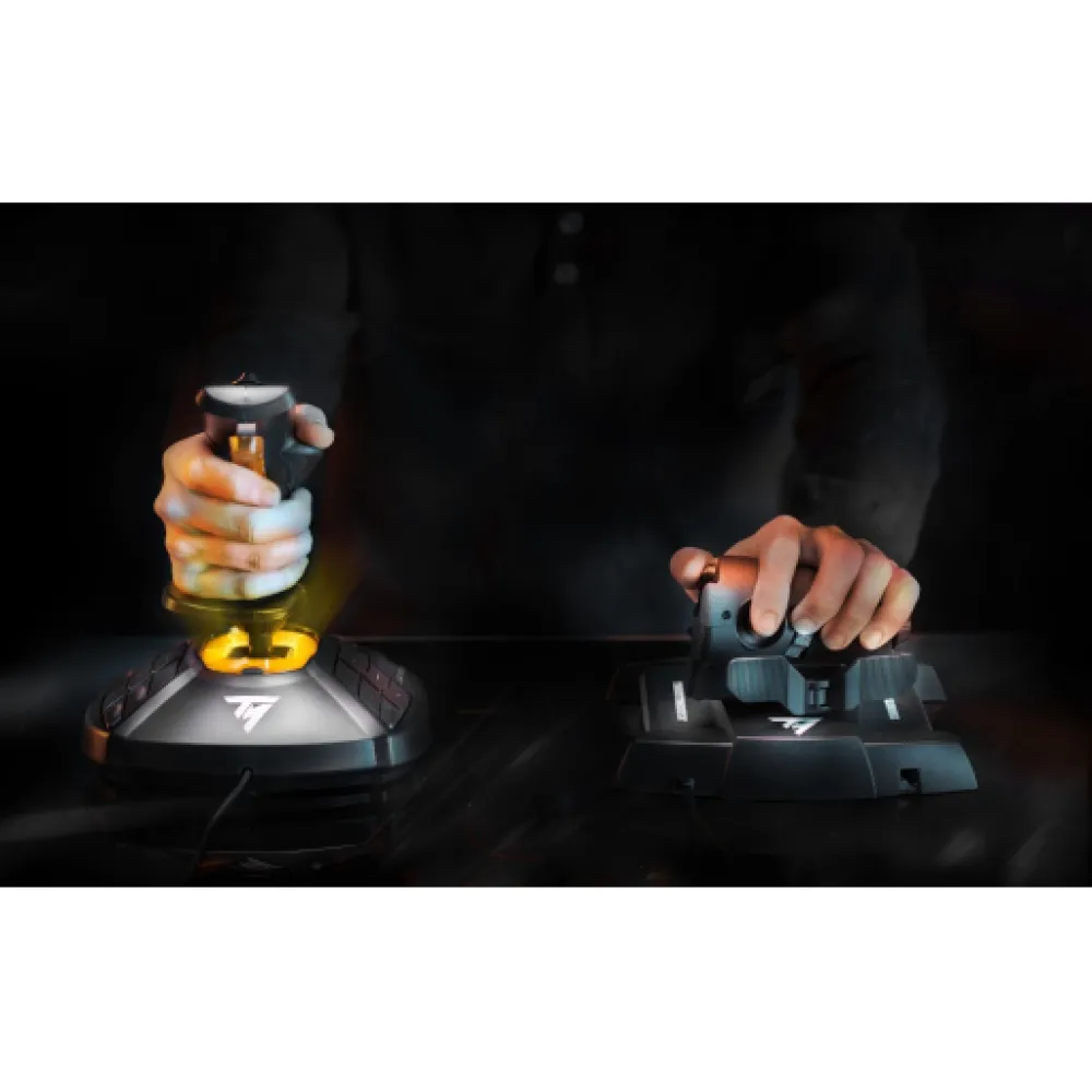 Thrustmaster T-16000M FCS Hotas Nero, Arancione USB Joystick Analogico/Digitale MAC, PC