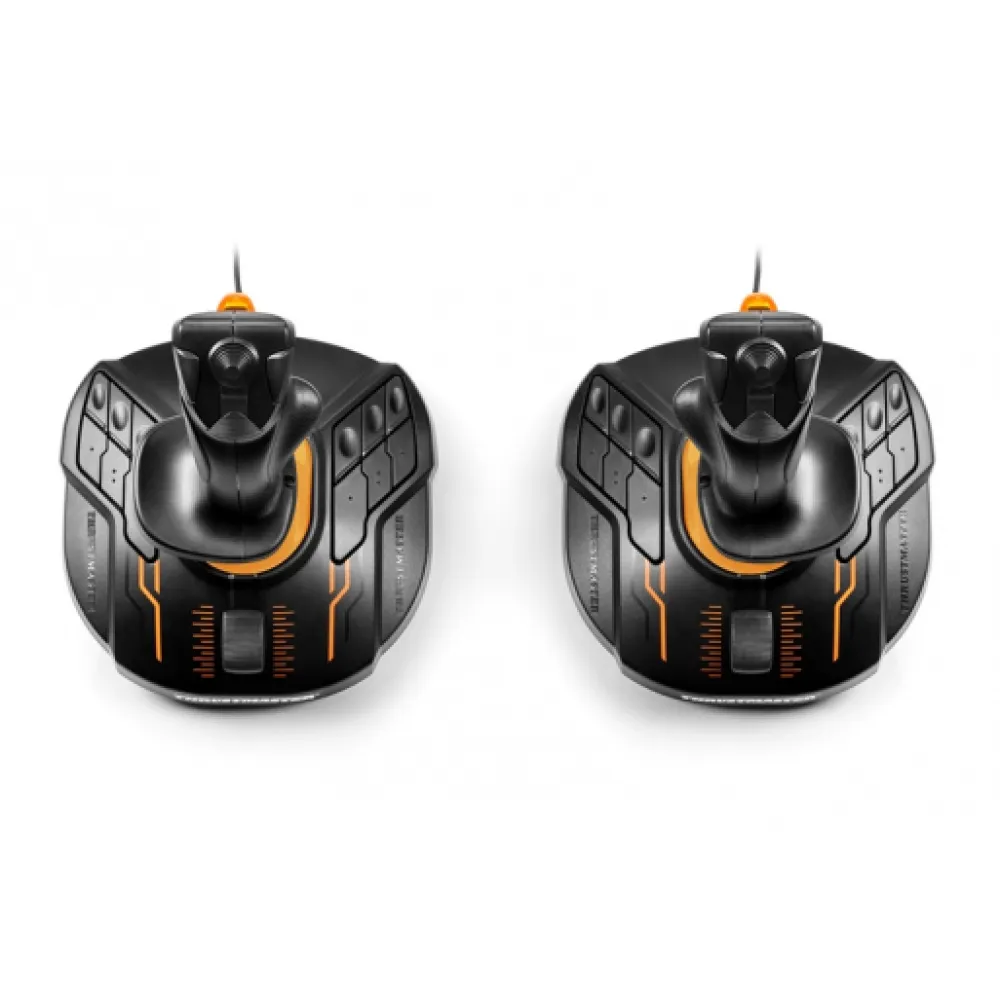 Thrustmaster T.16000M FCS SPACE SIM DUO Nero, Arancione USB Joystick Analogico/Digitale PC