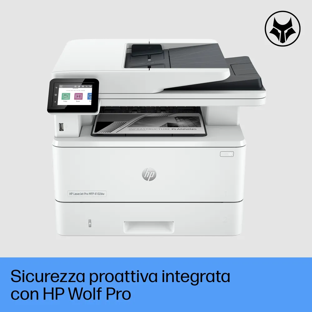 HP LaserJet Pro Stampante multifunzione 4102dw