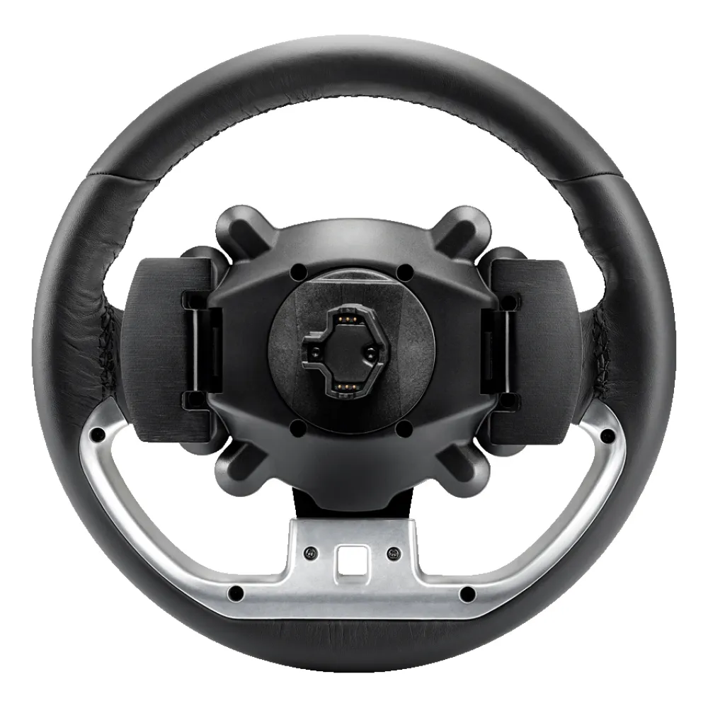 Thrustmaster GT Wheel Add-On - Corona Volante in Pelle 28cm, Quick Release
