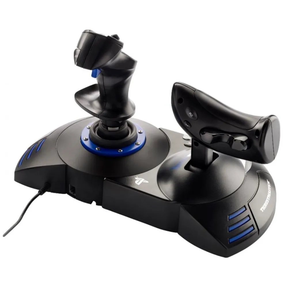 Thrustmaster T.Flight Hotas 4 Nero, Blu USB 2.0 Joystick Digitale PC, PlayStation 4