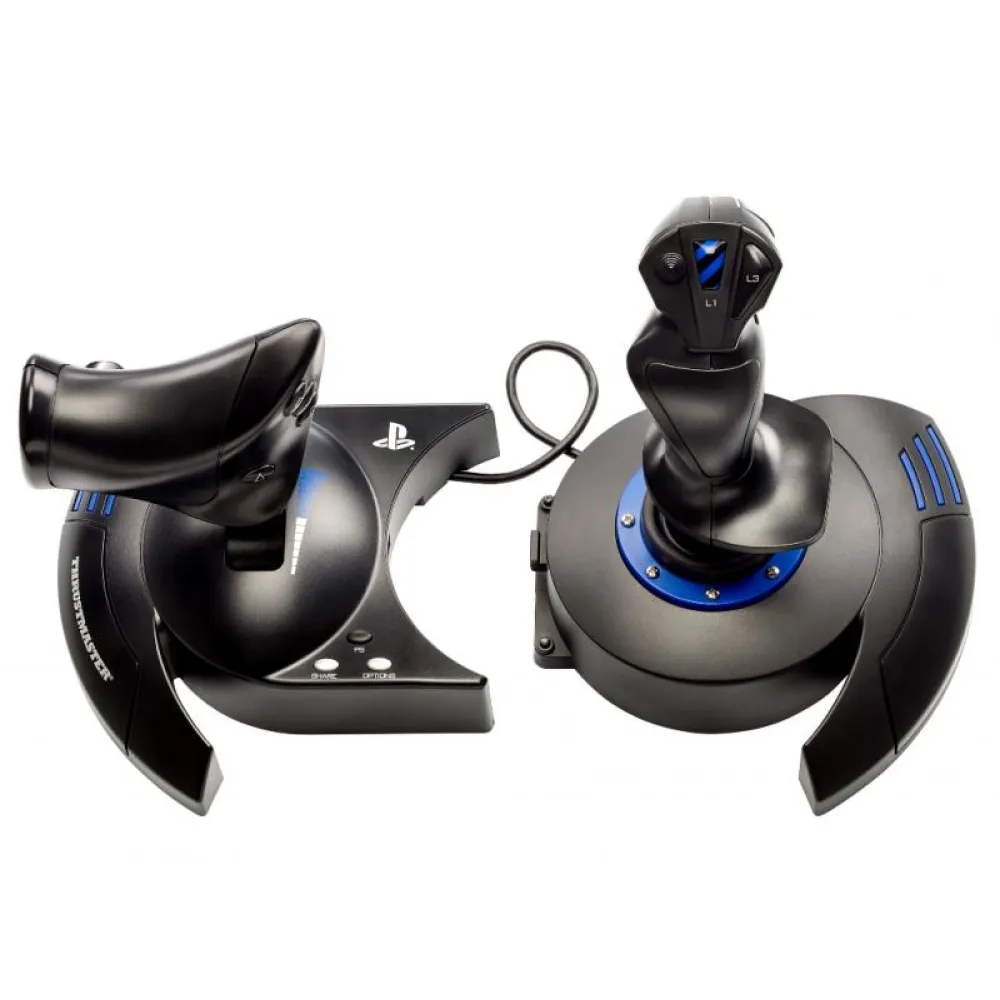 Thrustmaster T.Flight Hotas 4 Nero, Blu USB 2.0 Joystick Digitale PC, PlayStation 4