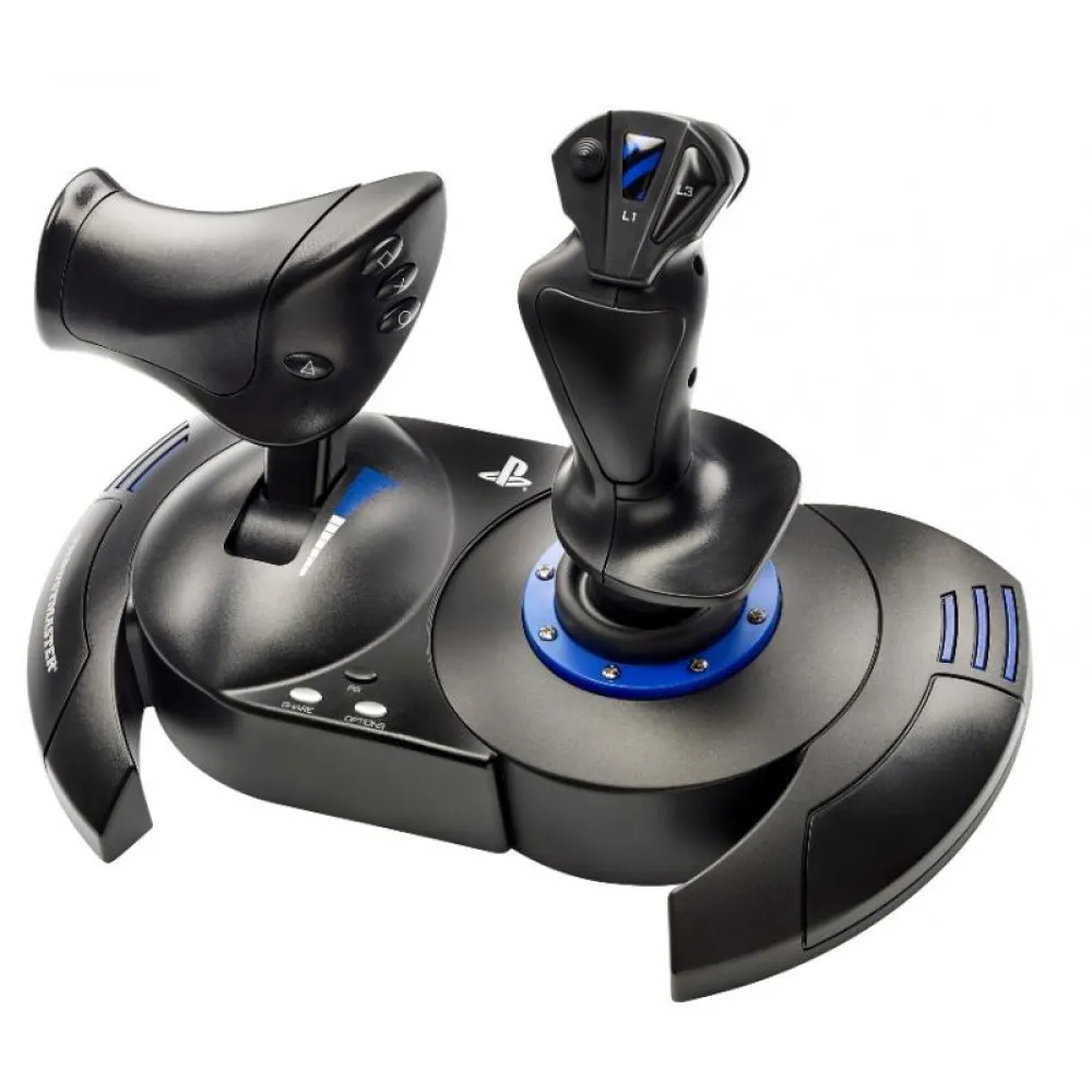 Thrustmaster T.Flight Hotas 4 Nero, Blu USB 2.0 Joystick Digitale PC, PlayStation 4