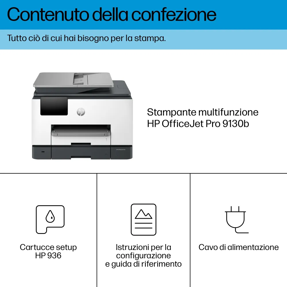 HP OfficeJet Pro Stampante multifunzione 9130b