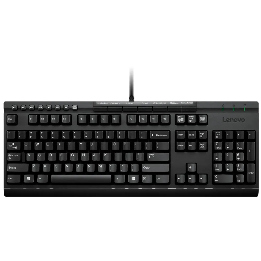 Lenovo Enhanced Performance USB Keyboard Gen II tastiera Ufficio QWERTY Italiano Nero