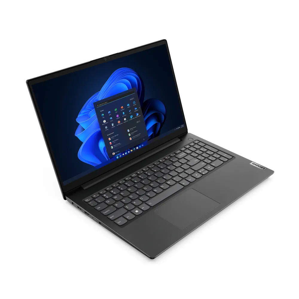 Lenovo V V15 AMD Ryzen™ 5 5625U Notebook 39,6 cm (15.6") Full HD 8 GB DDR4-SDRAM 256 GB SSD Wi-Fi 5 (802.11ac) Windows 11 Pro Nero