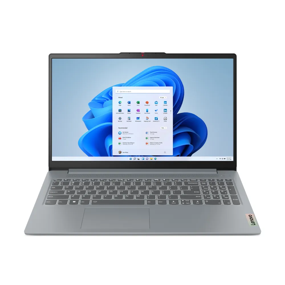 Lenovo Slim 3 AMD Ryzen™ 5 7430U Notebook 39,6 cm (15.6") Full HD 16 GB DDR4-SDRAM 1 TB SSD Wi-Fi 6 (802.11ax) Windows 11 Home Grigio