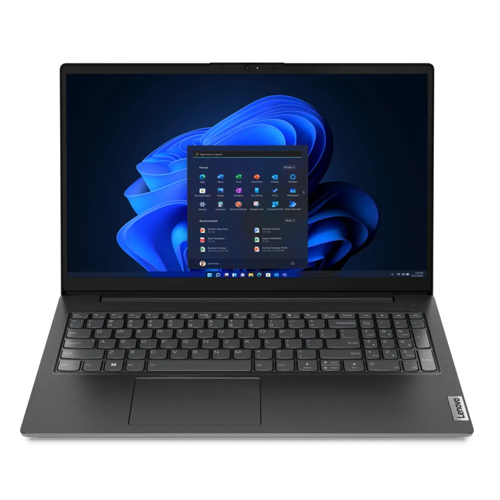 Lenovo V V15 AMD Ryzen™ 7 7730U Notebook 39,6 cm (15.6") Full HD 16 GB DDR4-SDRAM 512 GB SSD Wi-Fi 5 (802.11ac) Windows 11 Pro Nero