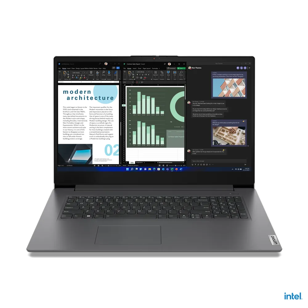 Lenovo V17 G4 IRU Intel® Core™ i5-1335U Notebook 43,9 cm (17.3") Full HD 8 GB DDR4-SDRAM 512 GB SSD Wi-Fi 6 (802.11ax) Windows 11 Pro Grigio