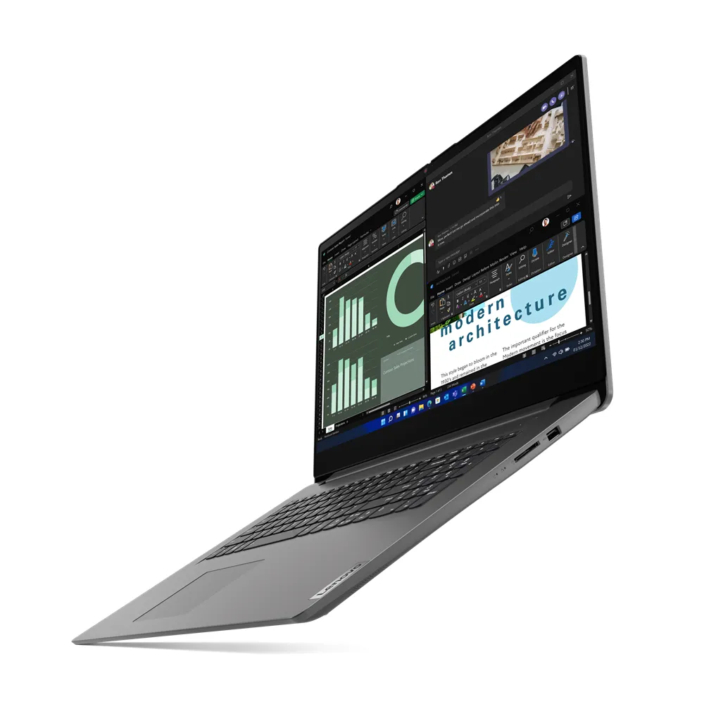 Lenovo V V17 Intel® Core™ i5-13420H Notebook 43,9 cm (17.3") Full HD 8 GB DDR4-SDRAM 512 GB SSD Wi-Fi 6 (802.11ax) Windows 11 Pro Grigio