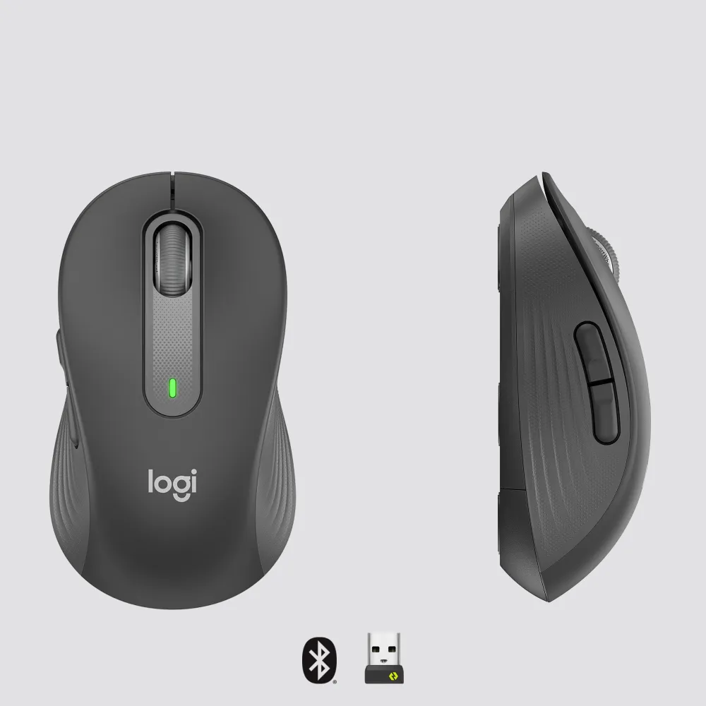 Logitech Signature M650 for Business mouse Ufficio Mano destra RF senza fili + Bluetooth Ottico 4000 DPI