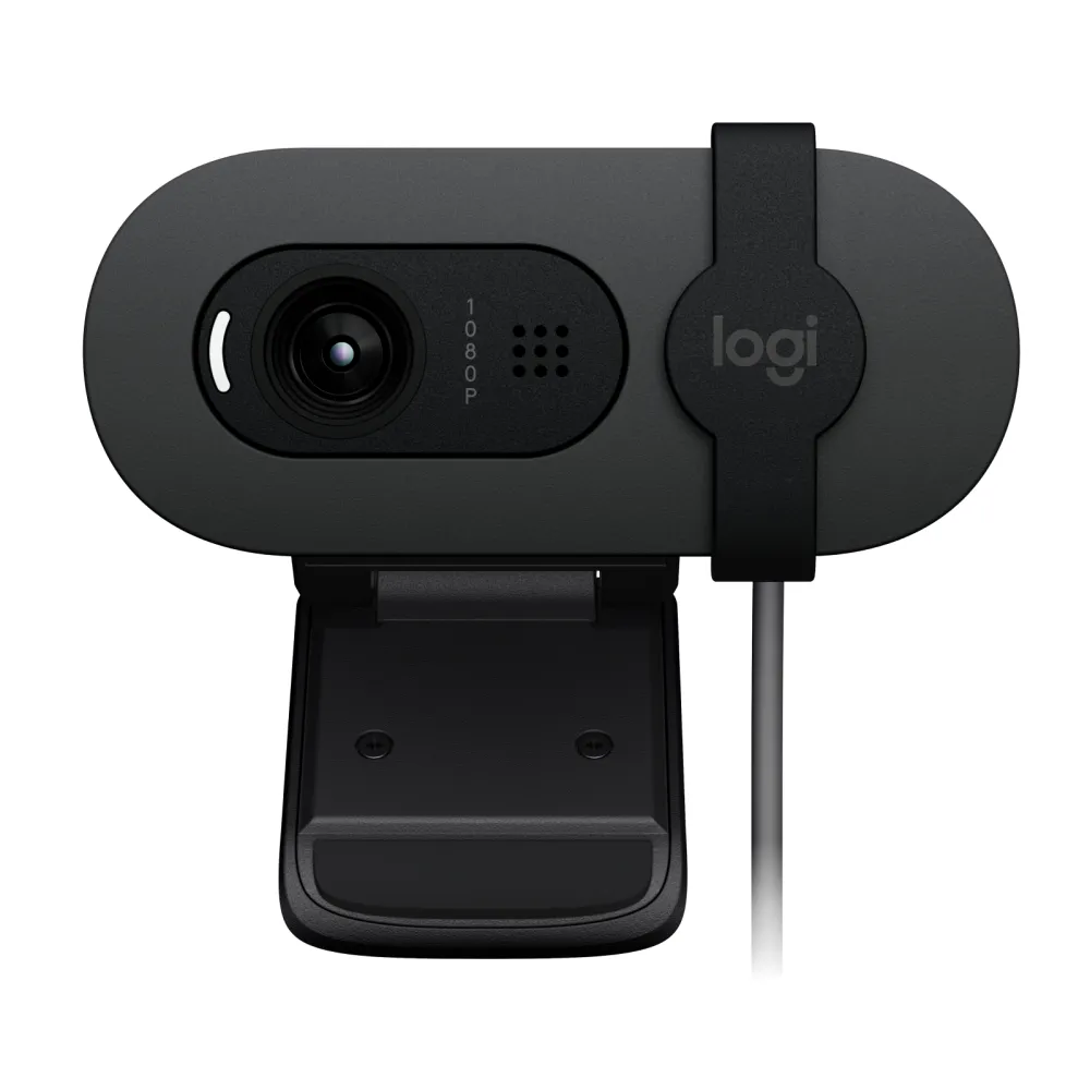 Logitech Brio 100 WebCam con Microfono 1080p/30fps USB Grafite