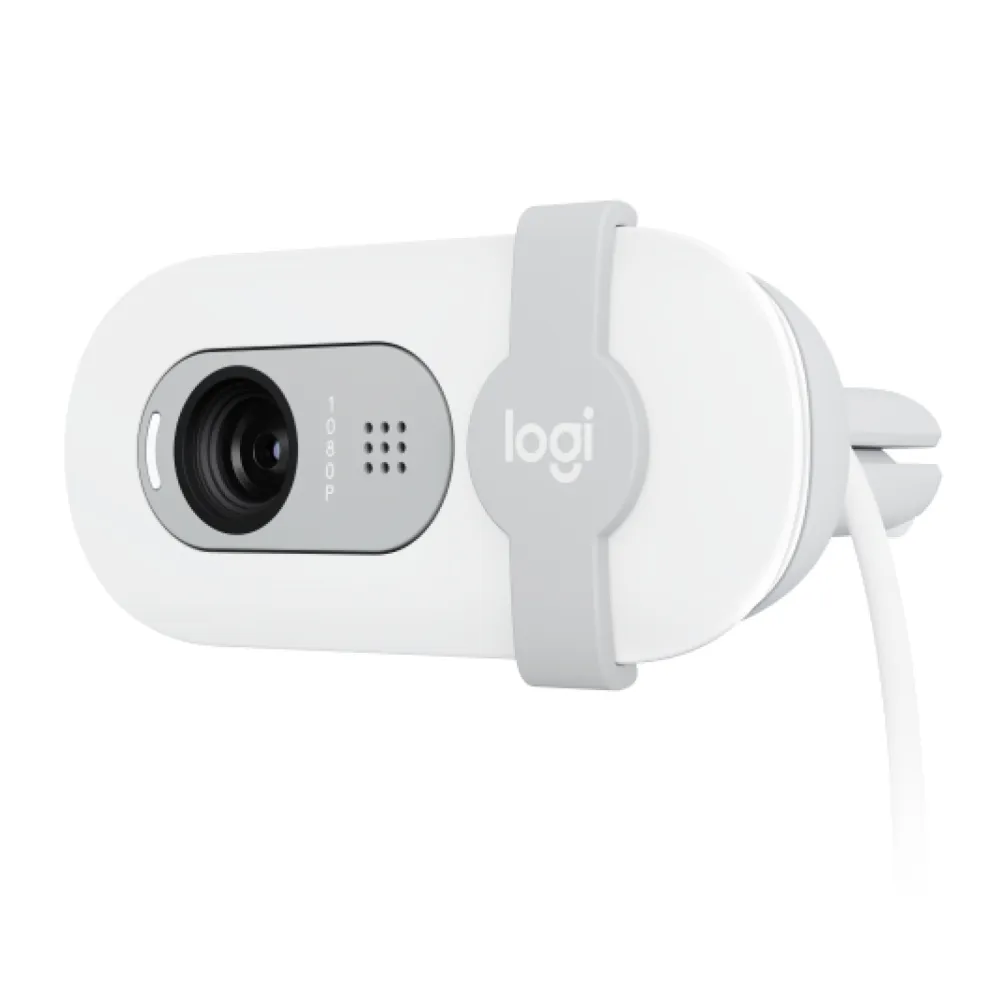 Logitech Brio 100 WebCam con Microfono 1080p/30fps USB Off-White