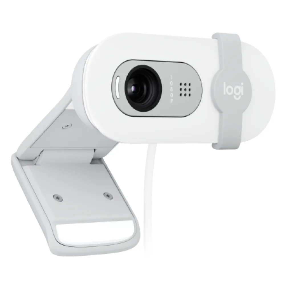 Logitech Brio 100 WebCam con Microfono 1080p/30fps USB Off-White