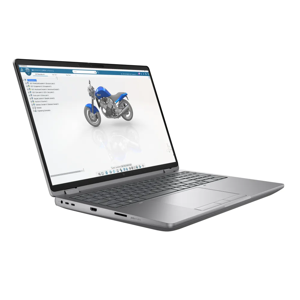 HP ZBook Fury G1i - Display 16" 2.5K, Intel Core Ultra 9 285HX, 64GB RAM, 2TB SSD, NVIDIA RTX PRO 4000, Windows 11 Pro, AI PC, Argento