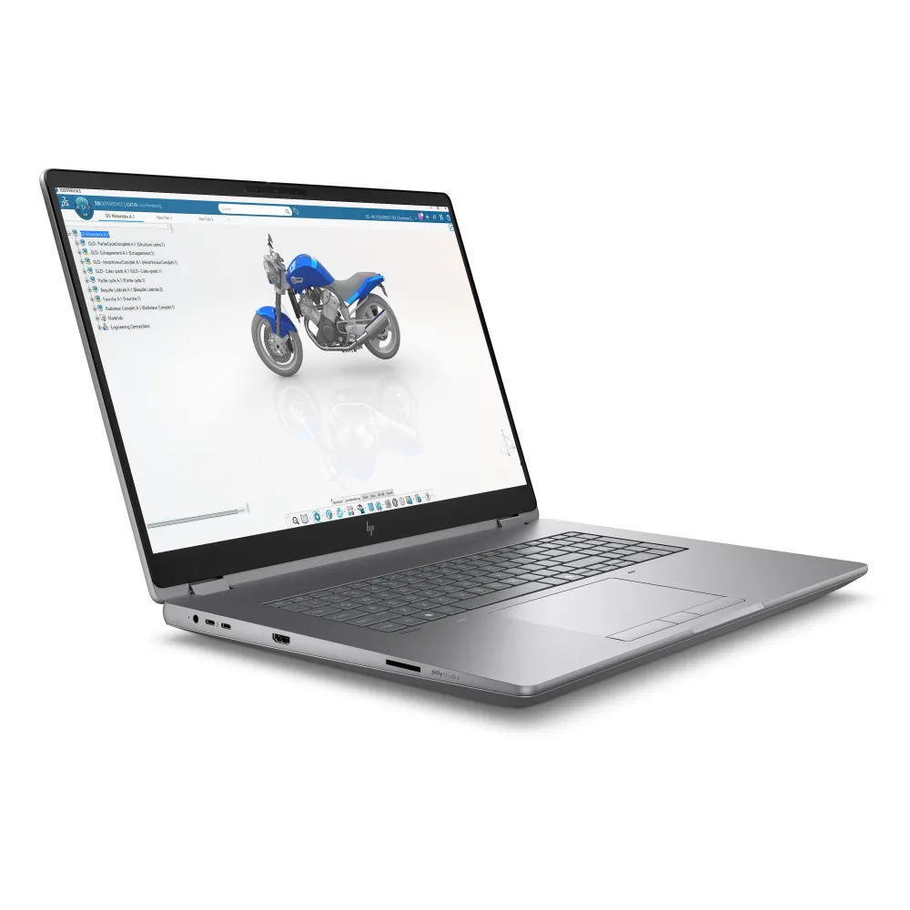HP ZBook Fury G1i - Display 18" WQXGA, Intel Core Ultra 9 285HX, 64GB RAM, 2TB SSD, NVIDIA RTX PRO 5000, Windows 11 Pro, AI PC, Argento