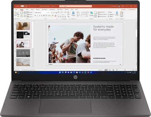 HP 250 G10 Intel® Core™ i7-1355U Notebook 39,6 cm (15.6") Full HD 8 GB DDR4-SDRAM 256 GB SSD Wi-Fi 6 (802.11ax) Windows 11 Home Argento