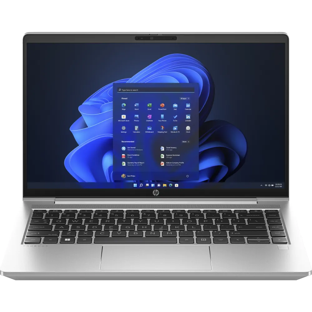 HP ProBook 445 G10 AMD Ryzen™ 5 7530U Notebook 35,6 cm (14") Full HD 16 GB DDR4-SDRAM 512 GB SSD Wi-Fi 6E (802.11ax) Windows 11 Pro Argento