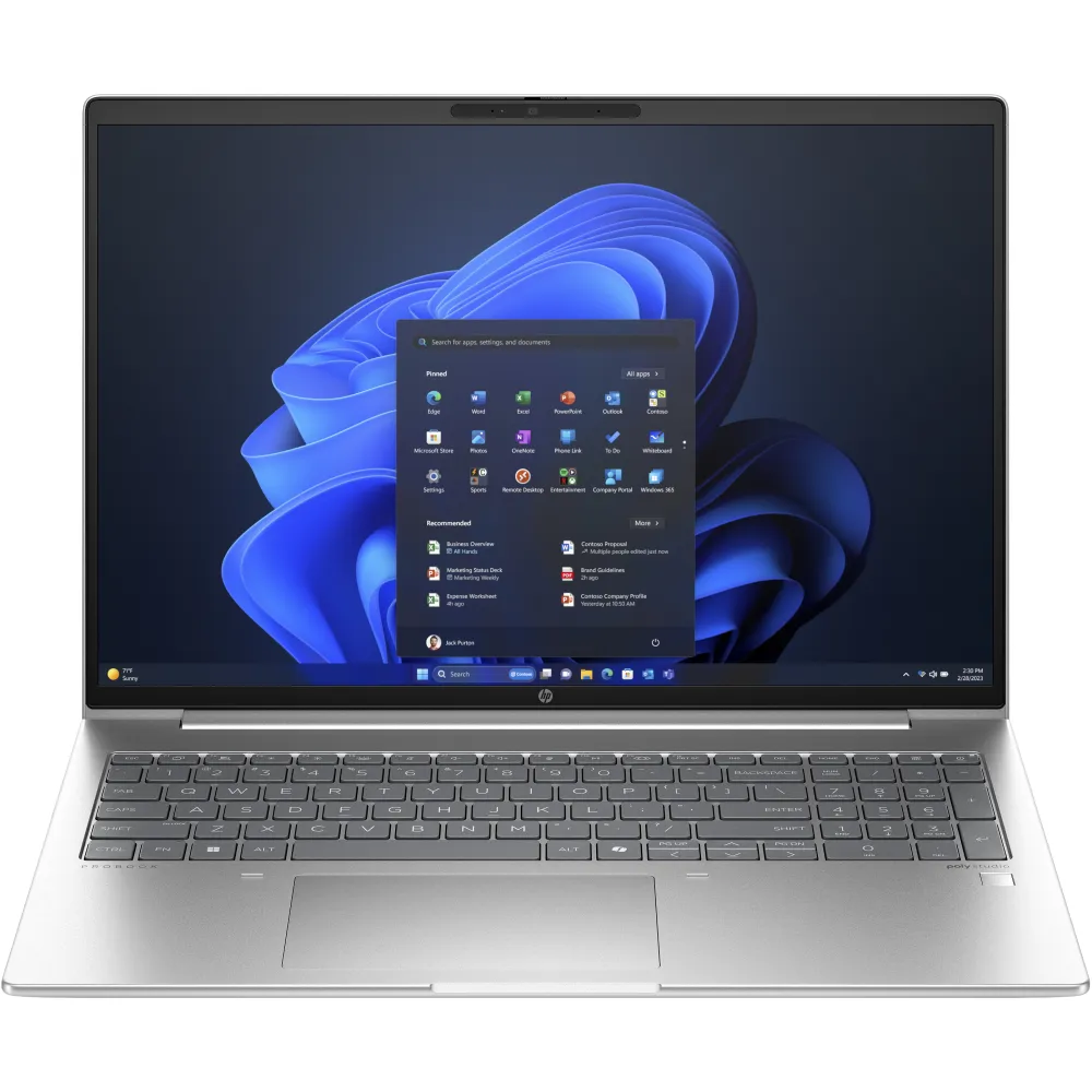 HP ProBook 460 G11 Intel Core Ultra 7 155U Notebook 40,6 cm (16") WUXGA 8 GB DDR5-SDRAM 512 GB SSD Wi-Fi 6E (802.11ax) Windows 11 Pro Argento