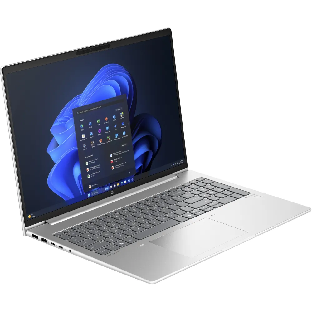HP ProBook 460 G11 Intel Core Ultra 7 155U Notebook 40,6 cm (16") WUXGA 8 GB DDR5-SDRAM 512 GB SSD Wi-Fi 6E (802.11ax) Windows 11 Pro Argento