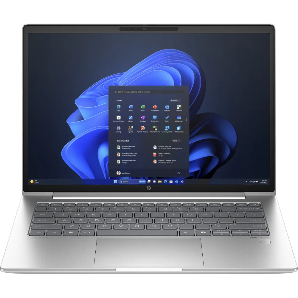 HP ProBook 440 G11 Intel Core Ultra 5 125U Notebook 35,6 cm (14") WUXGA 8 GB DDR5-SDRAM 256 GB SSD Wi-Fi 6E (802.11ax) Windows 11 Pro Argento