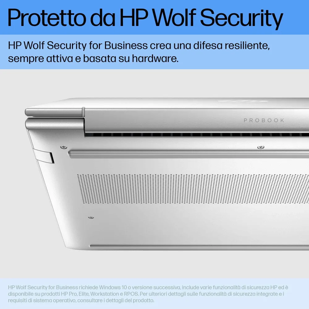 HP ProBook 440 G11 Intel Core Ultra 5 125U Notebook 35,6 cm (14") WUXGA 8 GB DDR5-SDRAM 256 GB SSD Wi-Fi 6E (802.11ax) Windows 11 Pro Argento