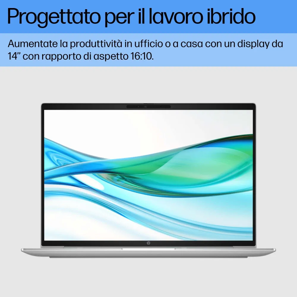 HP ProBook 440 G11 Intel Core Ultra 5 125U Notebook 35,6 cm (14") WUXGA 8 GB DDR5-SDRAM 256 GB SSD Wi-Fi 6E (802.11ax) Windows 11 Pro Argento