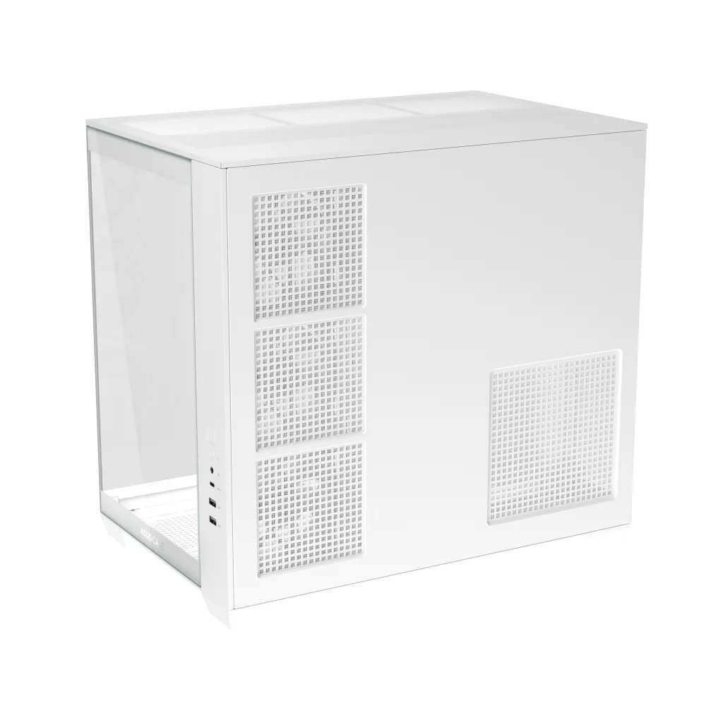 Asus A32 Plus TG ARGB White Mid-Tower Vetro Temperato