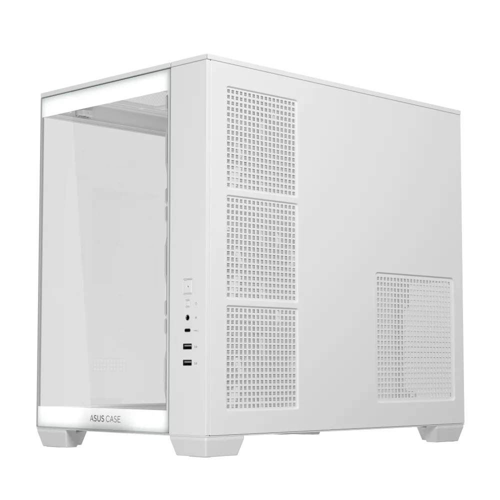 Asus A32 Plus TG ARGB White Mid-Tower Vetro Temperato