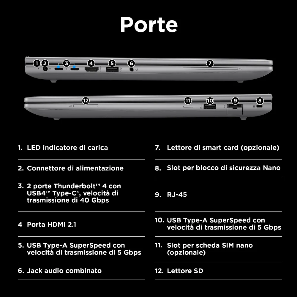 HP ZBook Power G11 Intel Core Ultra 7 155U Workstation mobile 40,6 cm (16") WUXGA 16 GB DDR5-SDRAM 512 GB SSD NVIDIA RTX A500 Wi-Fi 6E (802.11ax) Windows 11 Pro Argento