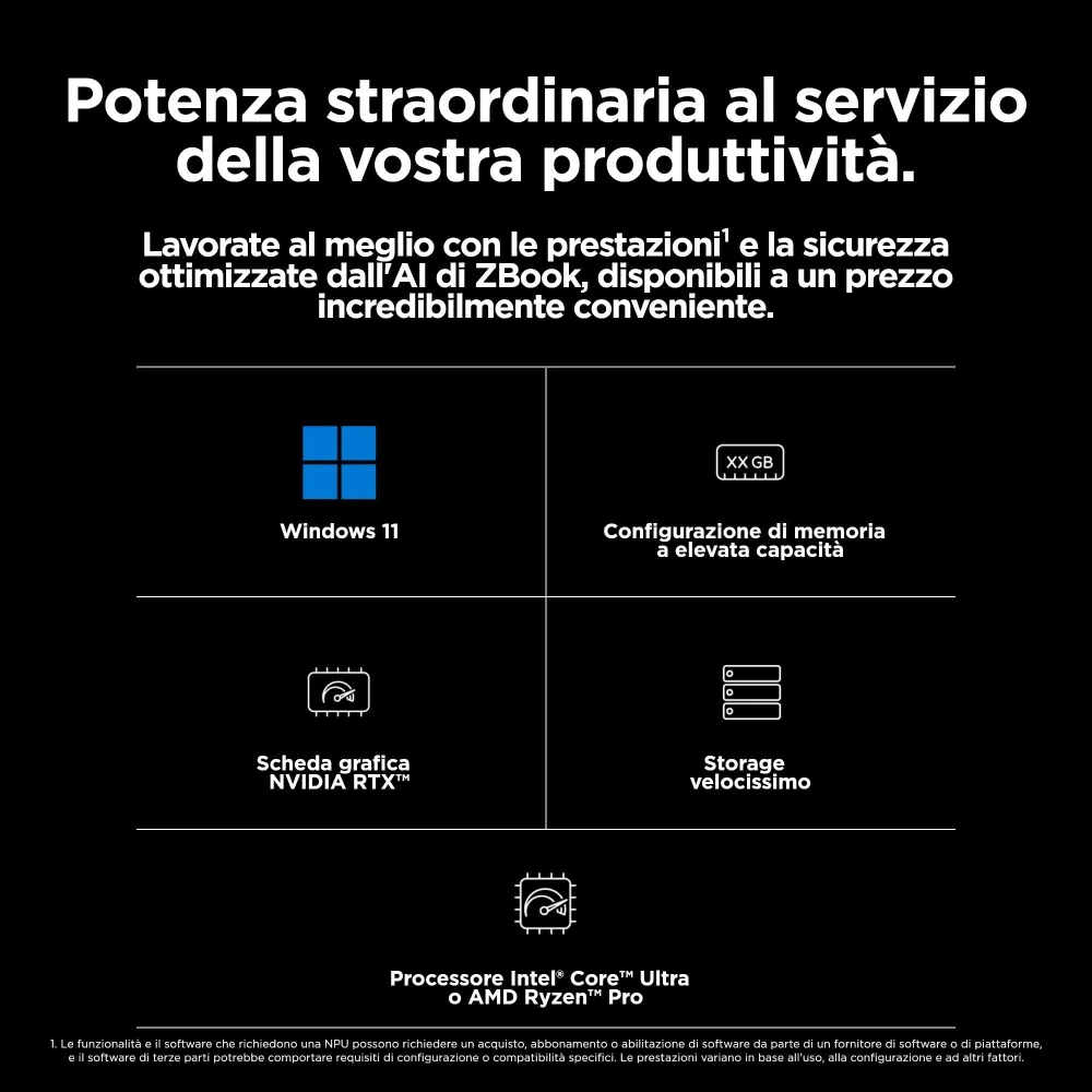 HP ZBook Power G11 Intel Core Ultra 7 155U Workstation mobile 40,6 cm (16") WUXGA 16 GB DDR5-SDRAM 512 GB SSD NVIDIA RTX A500 Wi-Fi 6E (802.11ax) Windows 11 Pro Argento