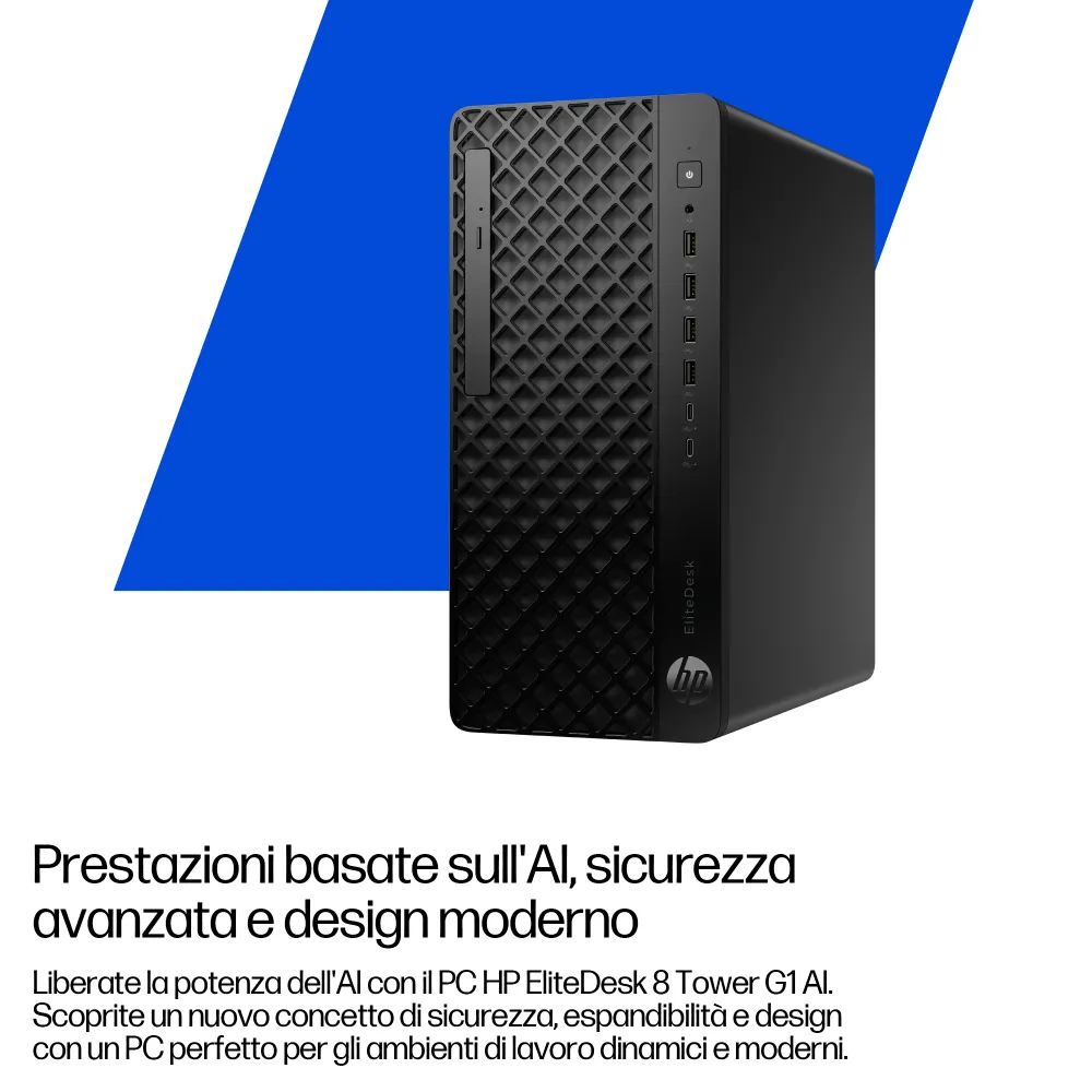 HP Elite Tower 8 G1i - Intel Core Ultra 5 235, 16GB RAM, 512GB SSD, Windows 11 Pro