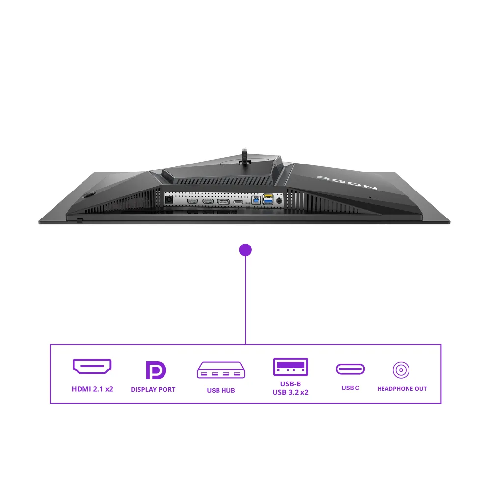 AOC AGON PRO AG276UZD 26.5" 4K UHD QD-OLED 240Hz 0.03ms Pivot Hub