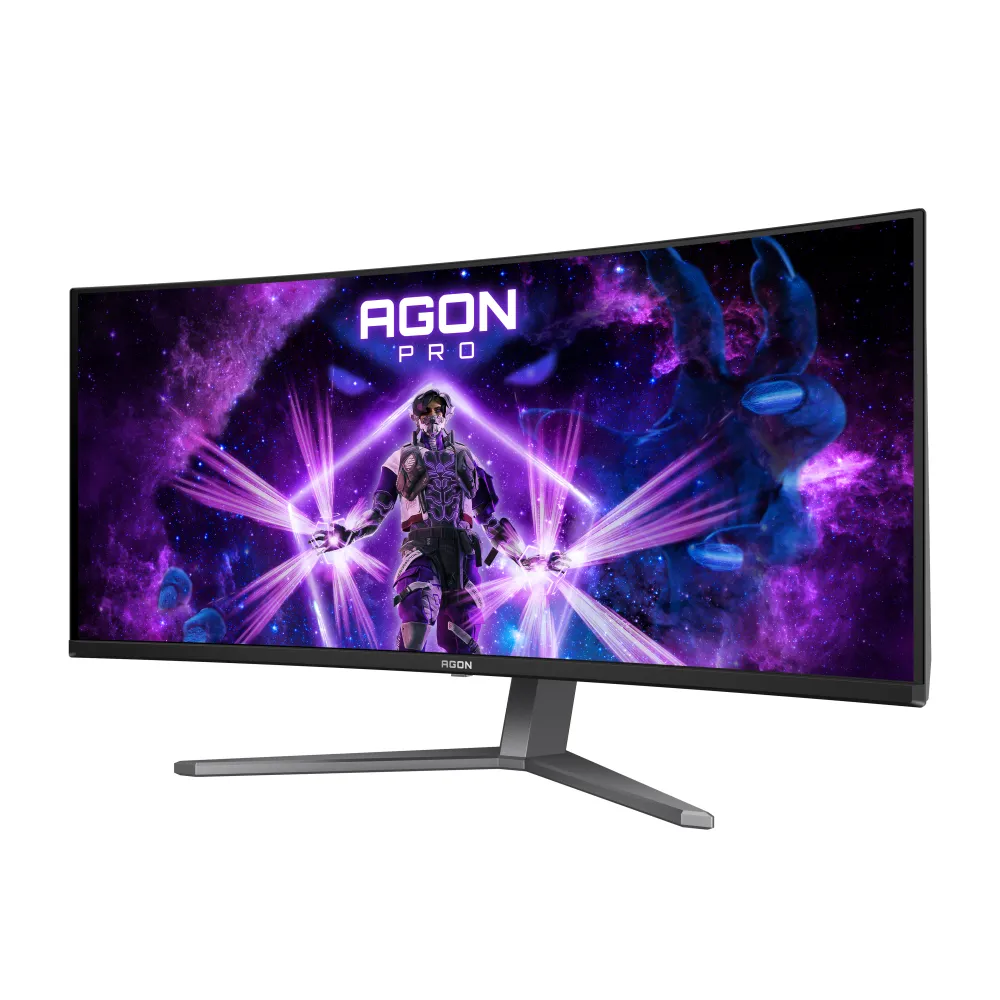 AOC AGON PRO AG346UCD Monitor PC 86,4 cm (34") 3440 x 1440 Pixel Wide Quad HD QD-OLED Nero, Grigio