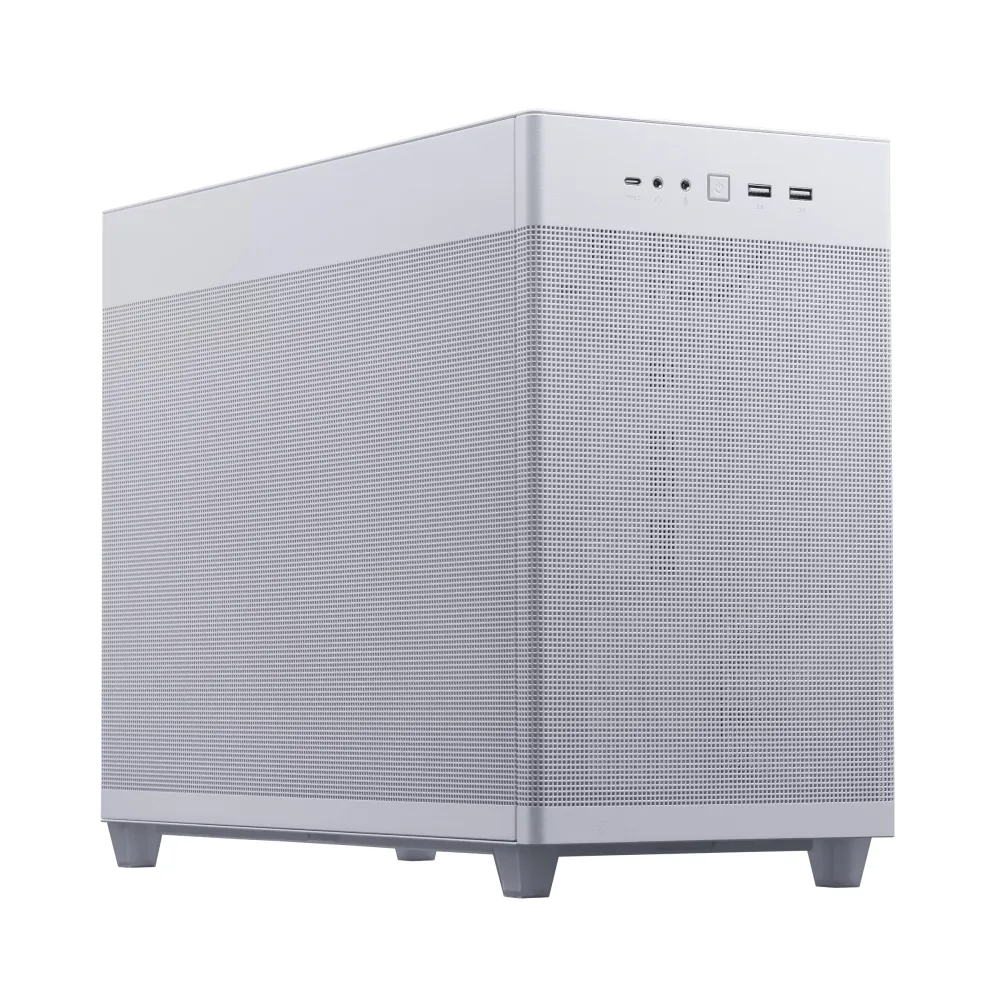 ASUS Prime AP201 MicroATX Mini Tower Bianco
