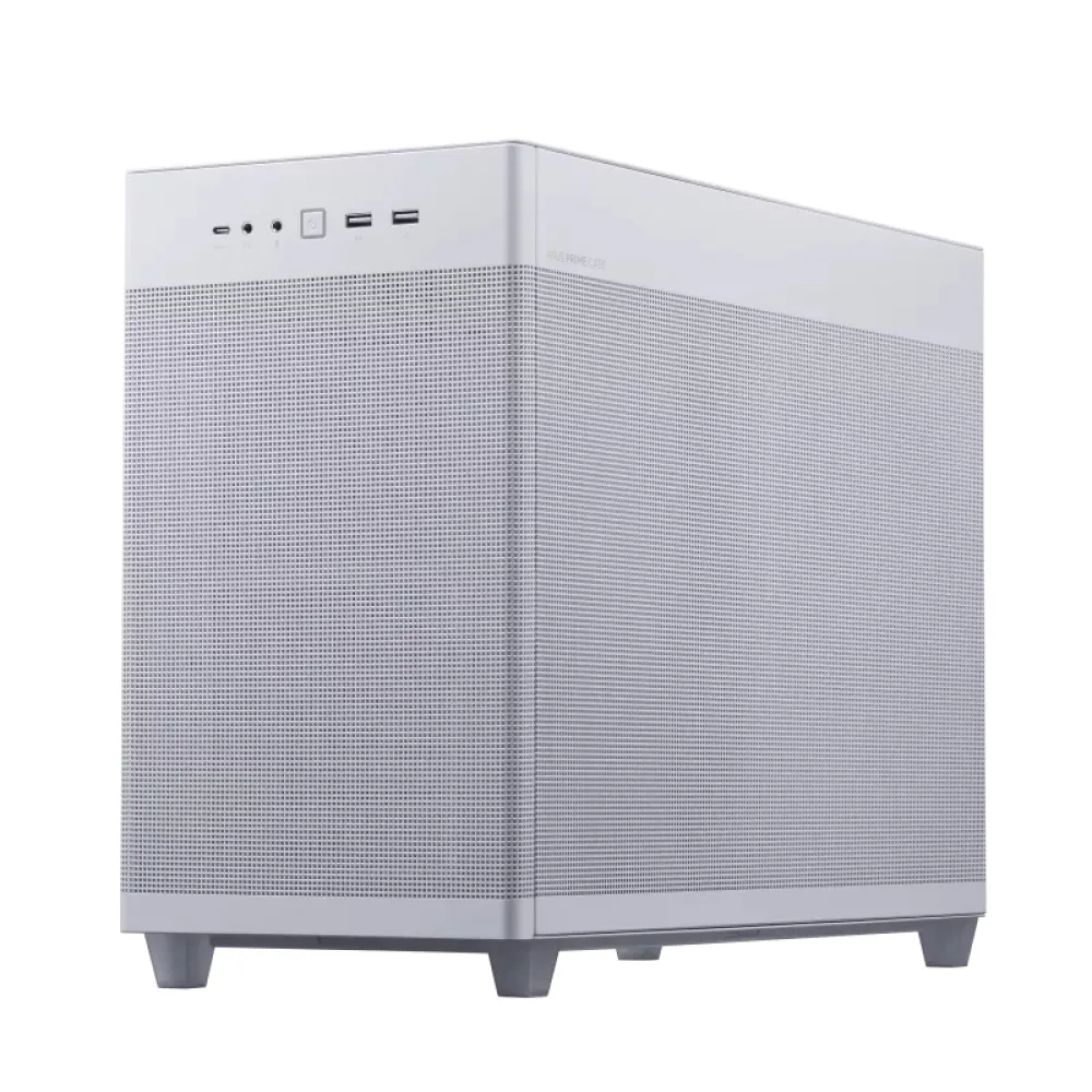ASUS AP201 PRIME CASE TG WHITE Mini Tower Bianco