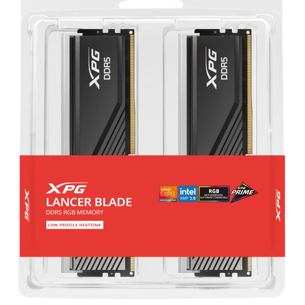 Adata XPG Lancer Blade RGB Black 32GB (2x16GB) DDR5 6000MT/s CL30